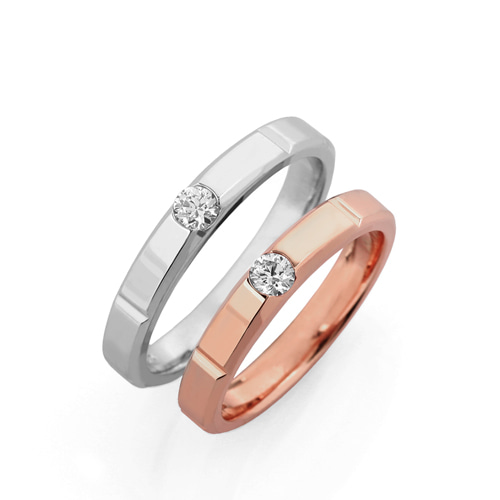 1부 다이아몬드 반지 커플링 14k 18k 결혼반지 리엔 HNDCR01320