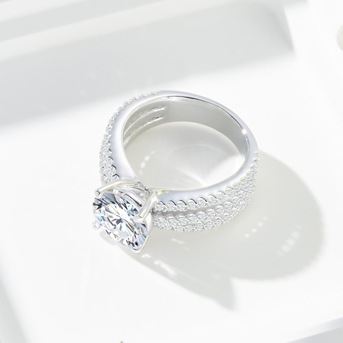 GIA 3캐럿 천연 다이아몬드 반지 예물 결혼반지 이사벨라 HNDR3C205