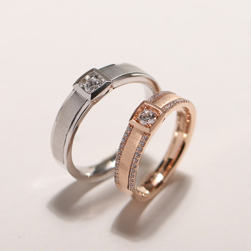 1부 다이아몬드 반지 커플링 14k 18k 결혼반지 루이 HNDCR01327
