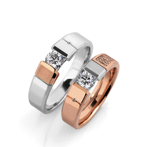 3부 다이아몬드 반지 커플링 14k 18k 결혼반지 하이드 HNDCR03315