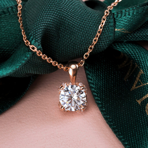5부 다이아몬드목걸이 기념일 선물 - 루지 HNDN05726